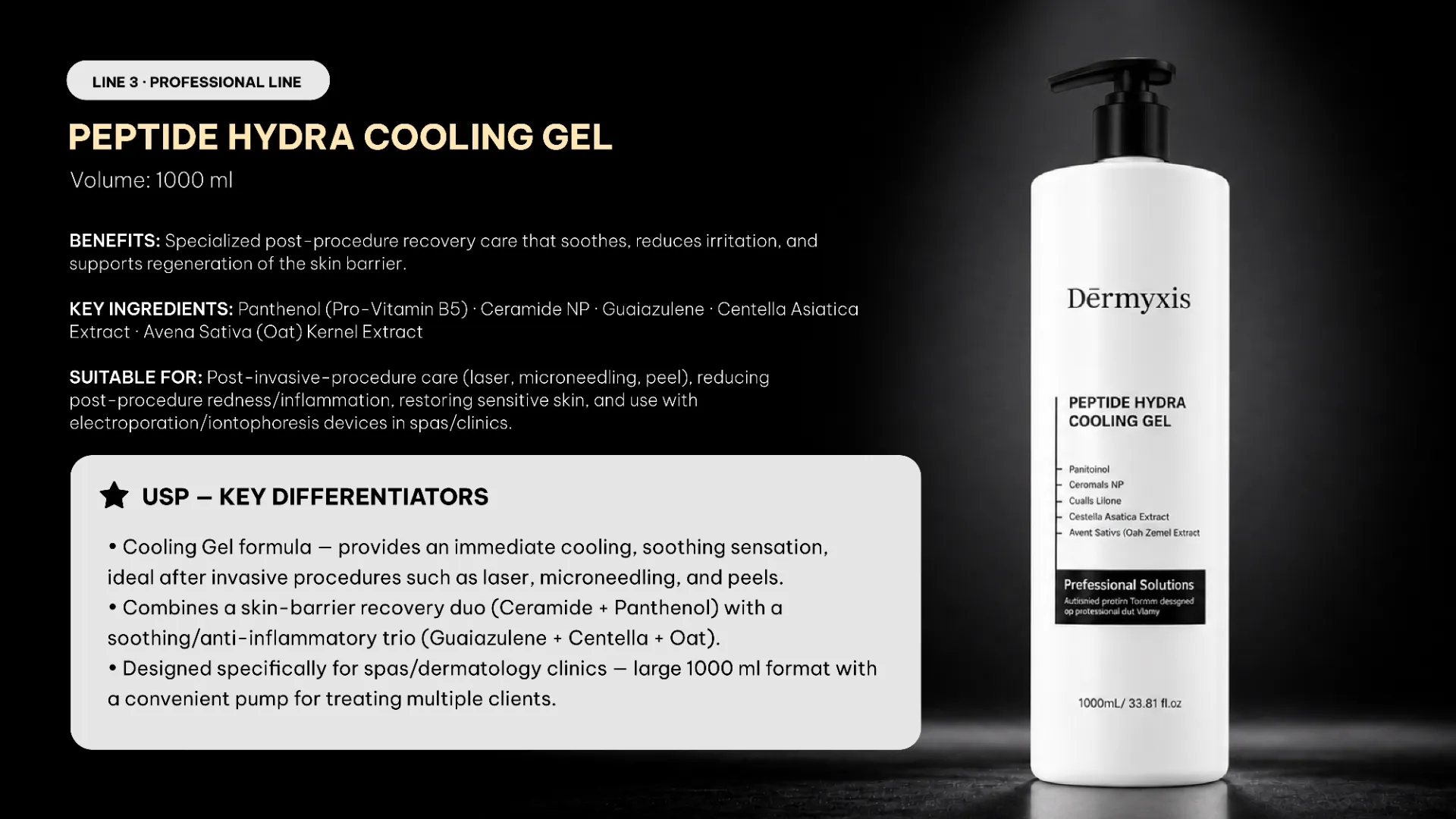 Peptide Hydra Cooling Gel benefits