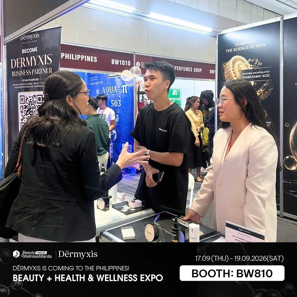 Dērmyxis products display at Beauty & Health Manila 2026